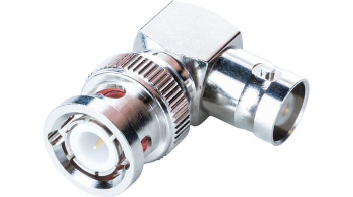 RND Right Angle 50Ω Adapter BNC Plug to BNC Socket 4GHz