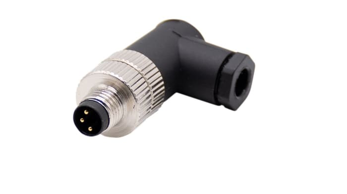 RND Connector, 3 Contacts, Cable Mount, M8 Connector, Plug, Male, IP67, RND 205 Series