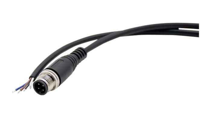 Cable conector RND, con. A Recta Macho, con. B Recto, long. 2 m, 250V, IP67