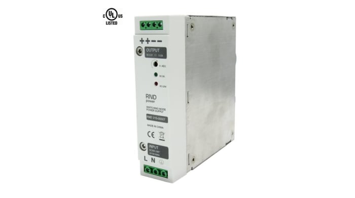 Alimentation pour rail DIN RND, série RND 315, 12V c.c.out 5A, 70W