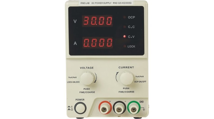 RND 320-KD3005D Series Bench Power Supply, 1-Output