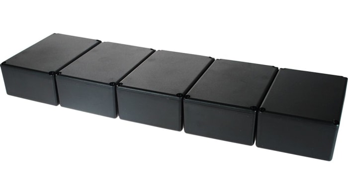 Potting box 49.5x73.5x28mm Black