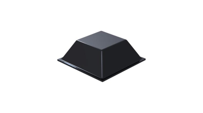 RND Hemispherical PUR Non Slip Pad, 6.4mm diameter 6.4mm width x 6.4mm length