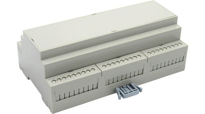 RND DIN-Rail Module Box Enclosure Type RND 455 Series , 159.5 x 90.2 x 57.5mm, ABS DIN RAIL Enclosure Box