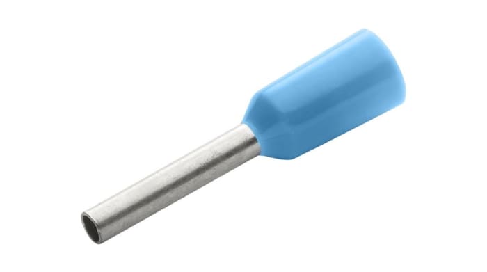 Embout de câblage RND série RND 465, Bleu, longueur 10mm