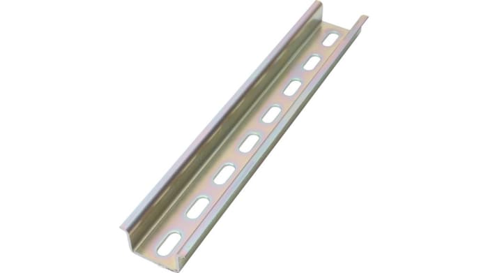 Top Hat Rail, pierced, 1000 x 35 x 15mm,