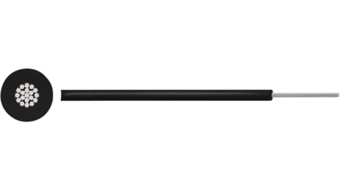 Strd Wire SIAF Flex 0.50mmHO5S-K Blck