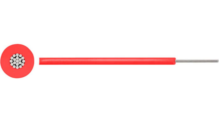 Strd Wire SIAF Flex 1.00mm HO5S-K Red