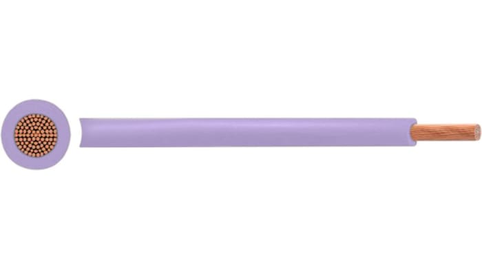 Tri Rated PVC 0.50mm HO5V2-K Violet 100m