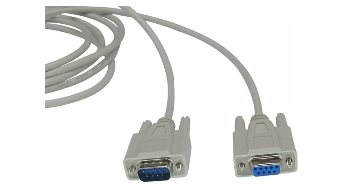 D-sub cable 3 m Beige 9-Pin M/F