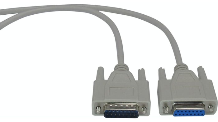D-sub cable 3 m Beige 15-M/F