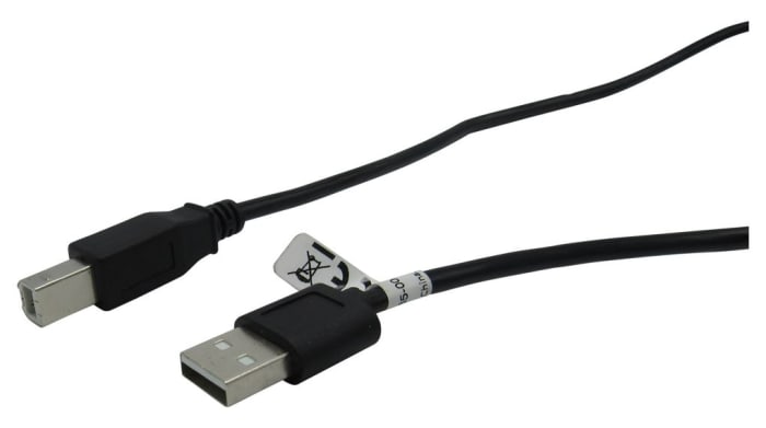 USB 2.0 cable 0.6m Black M/M