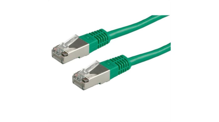 RNDRND 765, 1.5m Cat6, Green RJ45 to Male RJ45 Male, SF/UTP, Terminated PVC Sheath