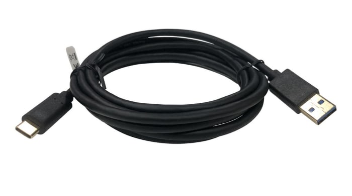 USB-C Plug - USB-A Plug 2m USB 3.1 Black