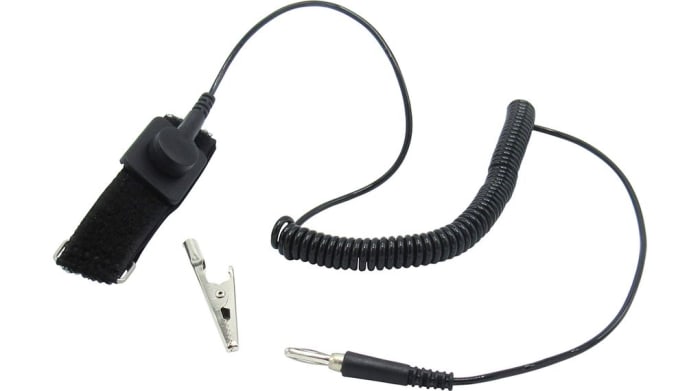 Anti-static wrist strap, including spira