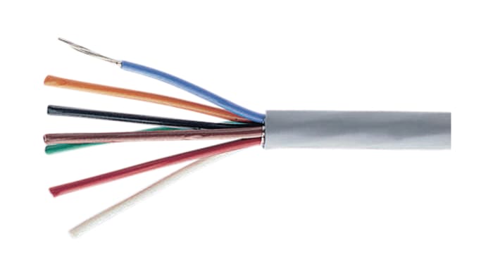 Alpha Wire Multicore Industrial Cable, 4 Cores, 0.56 mm², Unscreened, 20 AWG, 305m, Data Cable