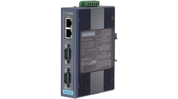 EKI-1522 Advantech | Advantech Serial Device Server 4, 921.6 kbps Baud ...