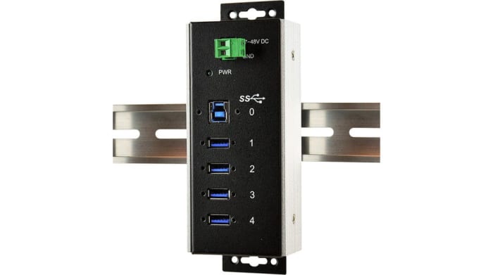 Hub USB Exsys EX-1185HMVS-WT, USB 3.0 USB 4 ports, USB A, USB B