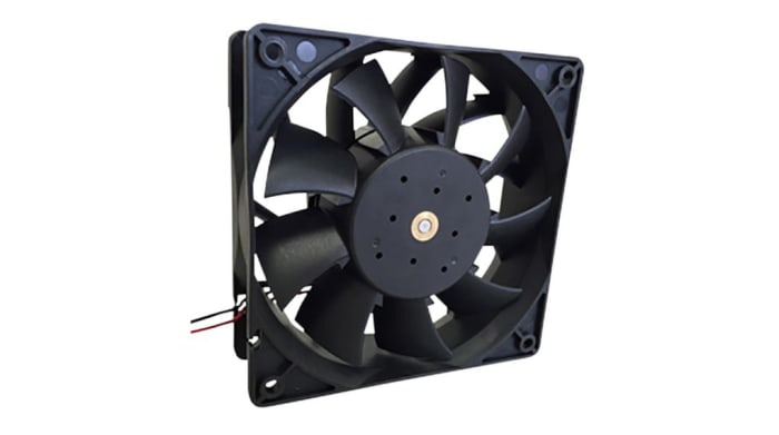 Orion Fans Axial Fan, 24 V dc, dc Operation, 226cfm, 1.7A Max, 120 x 120 x 38mm