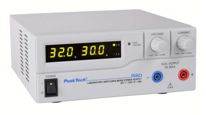 PeakTech Digital Bench Power Supply240 V, 1-Output30 A960 W