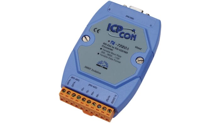 ICP-DAS 7000 Series Series Interface Converter, RS-232 Input, RS-422, RS-485 Output