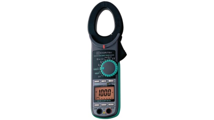 Kyoritsu KEW 2056R Clamp Meter, 1000A dc, Max Current 1000A ac CAT IV
