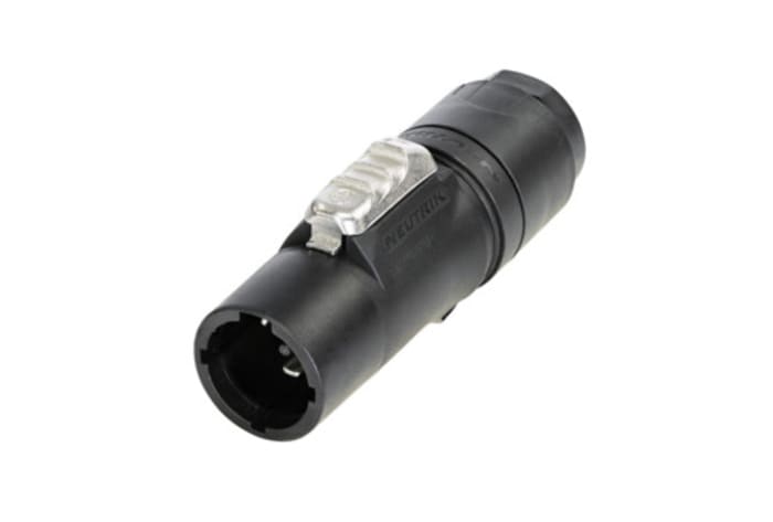 Neutrik, NAC3MX IP65 Black Cable 2 + PE Industrial Power Socket, Rated At 16A, 250 V ac