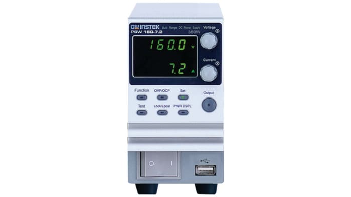 Alimentation de laboratoire, 160V, 7.2A, 1 sortie 360W