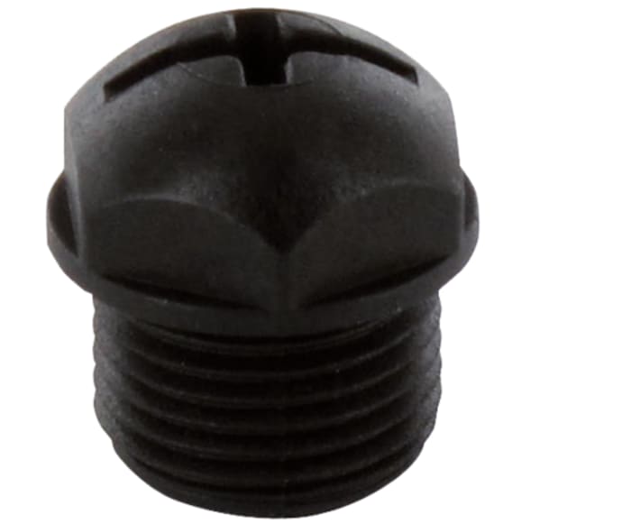 Murrelektronik Limited 58627 Plug Circular Connector Seal, Shell Size M12 x 1mm, with Black Finish, Plastic