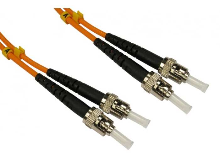 RS PRO OM2 Fibre Optic Cable, 3 mm Low Smoke Zero Halogen, Orange, 1 m