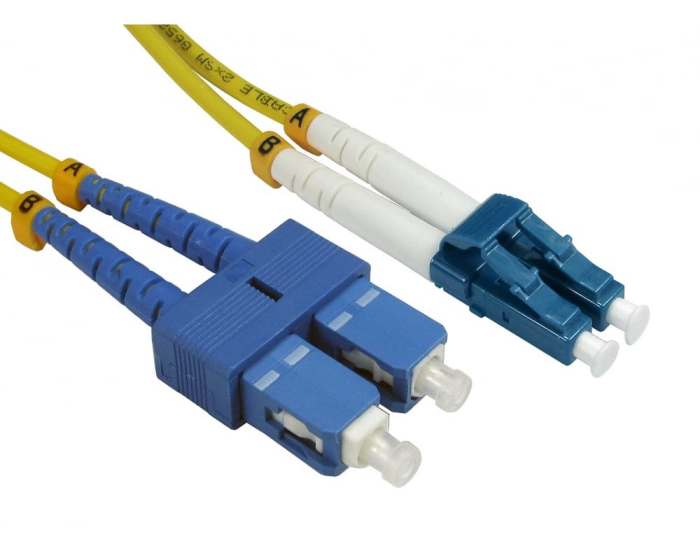 RS PRO OS2 Fibre Optic Cable, 3 mm Low Smoke Zero Halogen, Yellow, 10 m