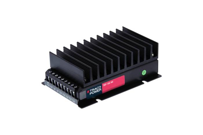 TRACOPOWER TEP 150WI DC-DC Converter, 15V dc/ 10A Output, 18 → 75 V dc Input, 150W, Chassis Mount, +75°C Max