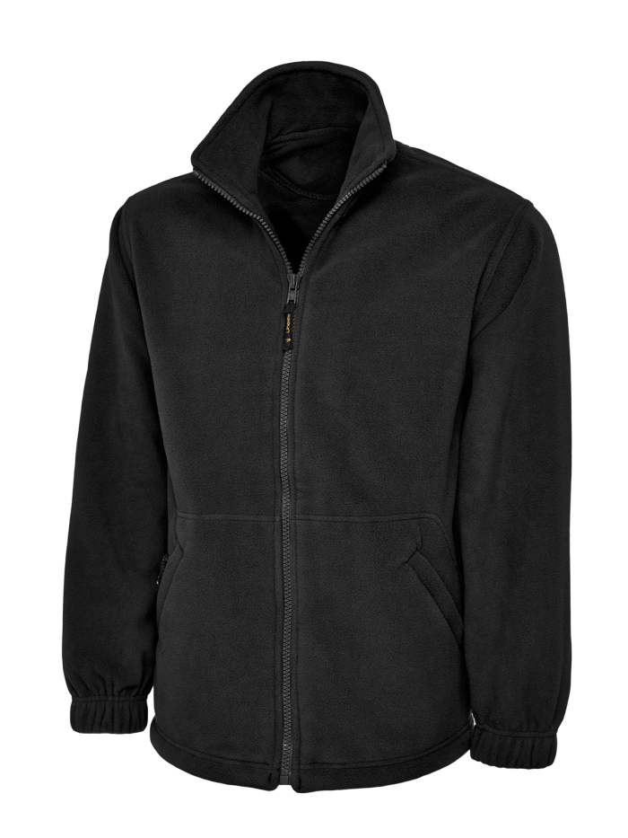 RS PRO Black 100% Polyester Fleece Jacket M