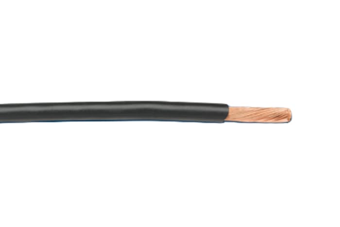 391265 BK005 Alpha Wire Alpha Wire 391265 Series Black 4 mm² Hook Up