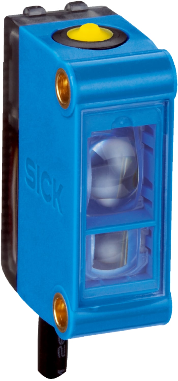 SICK Colour Sensors 12.5 mm, RGB LED, NPN, 50 mA, 12 → 24 V dc, IP67