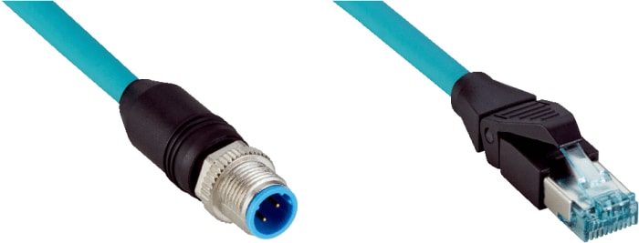 YM2D24-150EF4MRJA4 SICK | SICK Male 8 way M12, Straight to Male 4 way ...
