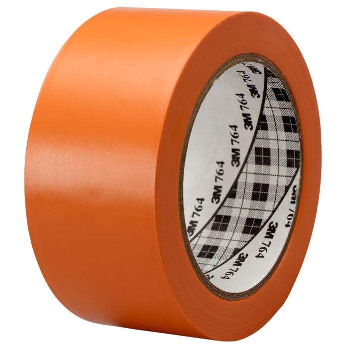 7000048923 3M | Cinta de advertencia de peligro 3M 764 de color Naranja ...