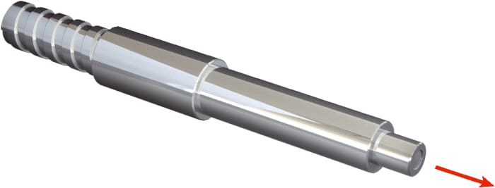 Sensor de fibra óptica Vidrio SICK, alcance 980 mm