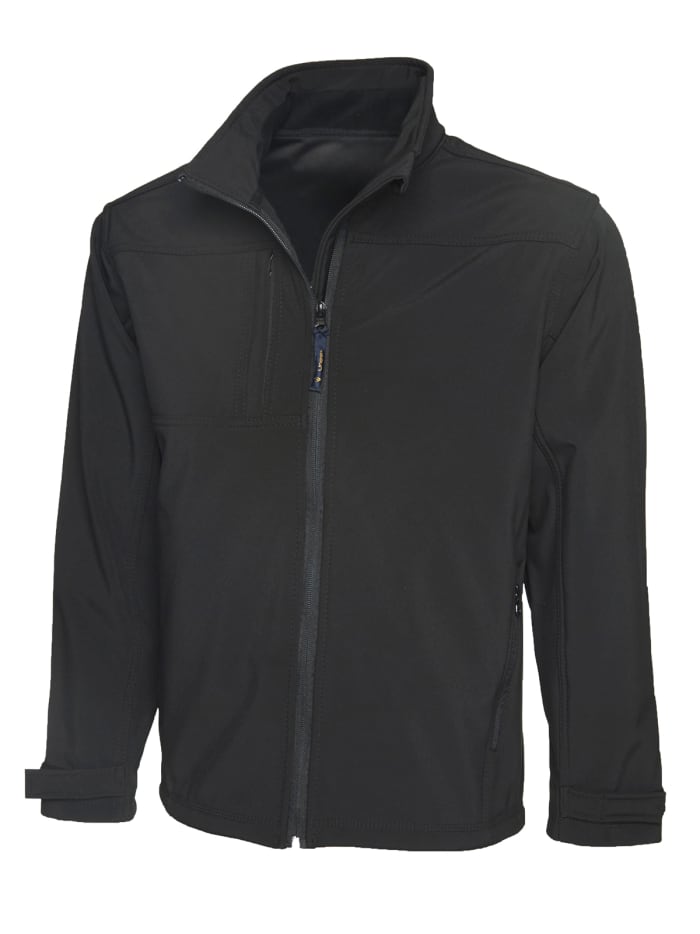 RS PRO Black, Waterproof, Windproof Jacket, L