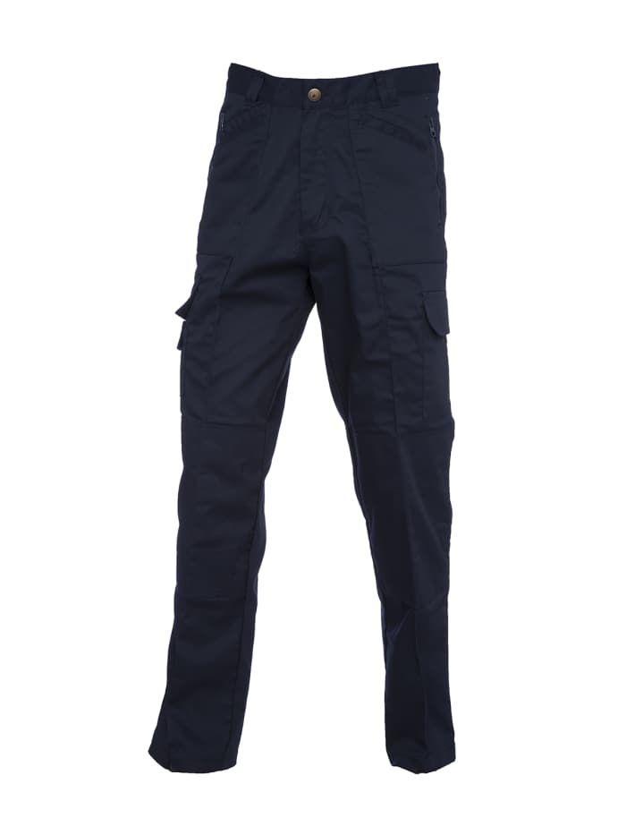 Pantalon RS PRO, Normal Unisexe, Bleu marine en 35 % coton, 65 % polyester, Confortable, Durables