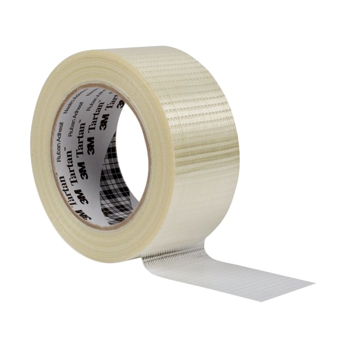 Páska na potrubí, Transparentní, délka: 50m x 50mm x 0.125mm 8954 3M, název: Filament Tape