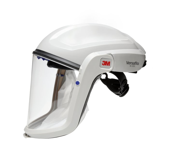 3M Clear Flip Up Polycarbonate (Visor), Polypropylene (Brow Guard) Face Shield Headgear with Face Guard , Resistant To