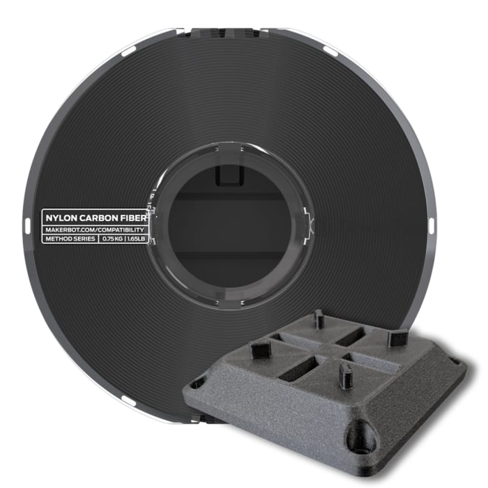 Ultimaker 1.75mm Black PA CF 3D Printer Filament, 500g