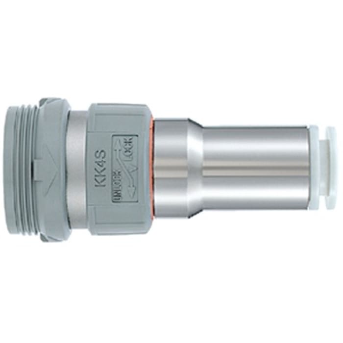 SMC Pneumatic Quick Connect Coupling, M5 4mm