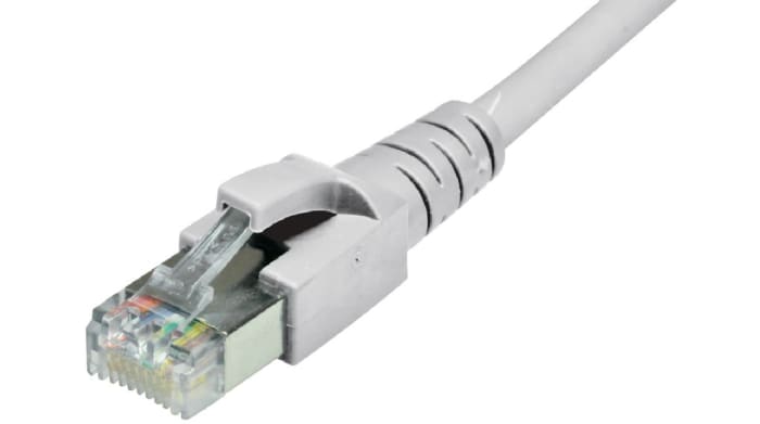 Dätwyler Cables6535, 15m Cat6a, Grey RJ45 to Male RJ45 Male LSZH Sheath