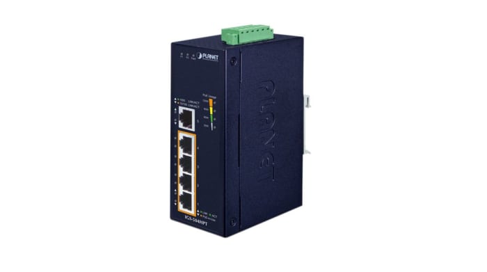 Switch Ethernet Planet-Wattohm IGS-504HPT, 5 ports