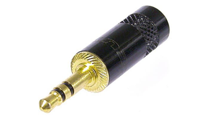 Jack plug Black 3P