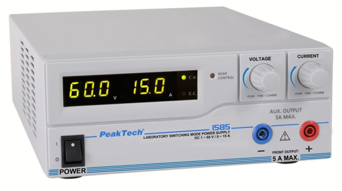 Laboratorní napájecí zdroj, počet výstupů: 2výstupový 0 → 60V 0 → 15A 900W