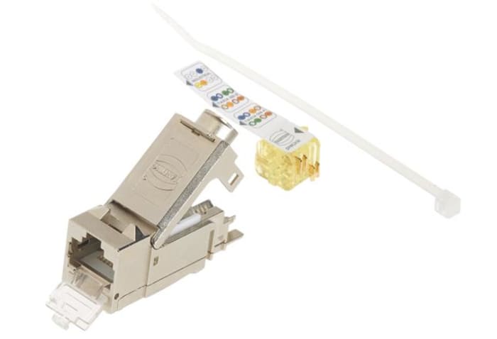 HARTING preLink Series Female Ethernet Connector, Cable Mount, Cat6a 1 Port 1 -Way