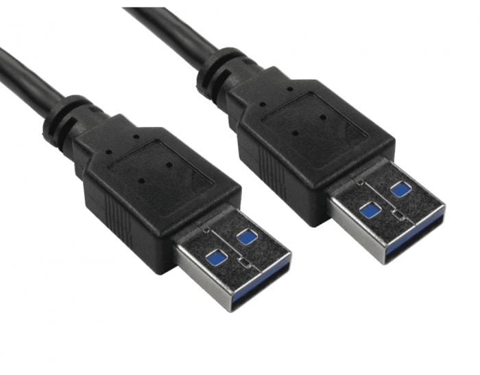 RS PRO USB 3.2, Male USB A to Male USB A, 5Gbps, 3m